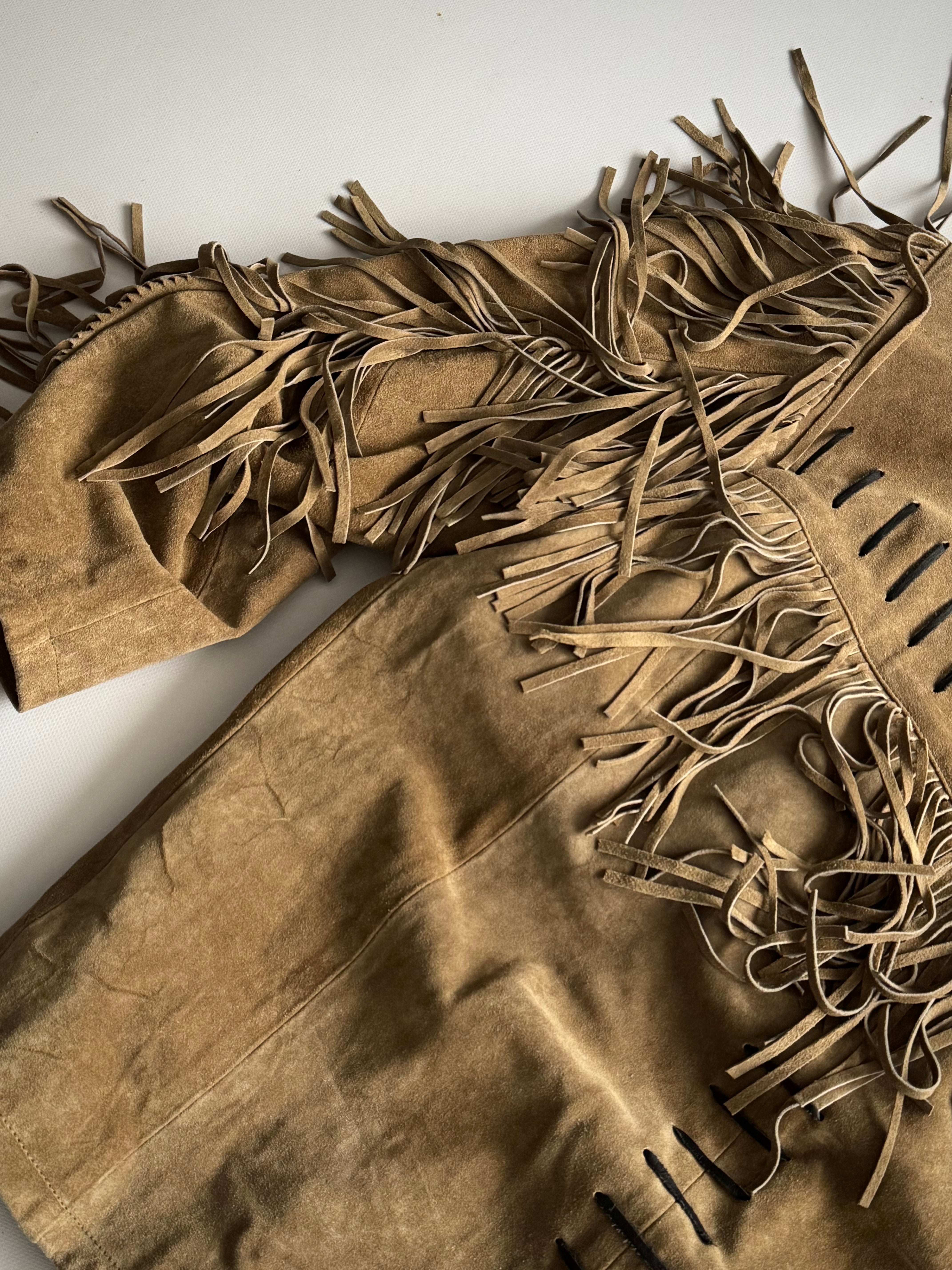 Stars & Stripes Cowboy Suede Fringe Jacket – Thepuregarb