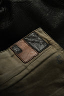 1930s Swiss Army Moto Leather Overtrousers