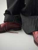 1940s European Work Striped Trousers