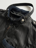 1960s USA Cafe Racer Motorcycle Leather Jacket