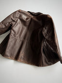 1940s German Motorcycle Leather Blouson Jacket