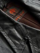 1960s Swiss Army 'Le Belier' Leather Trench Coat