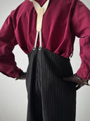1930s European Tailored Striped Trousers