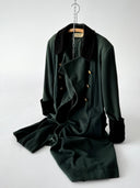 1970s Christian Dior 'Thrashed' Wool Coat