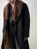 1911 Dated German Bespoke Fur Lined Overcoat