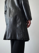 1960s Swiss Army 'Le Belier' Leather Trench Coat