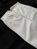 1950s European Work White Trousers