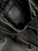 2000s German Double Breasted Moto Jacket