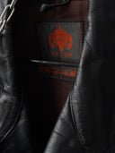1960s Swiss Army 'Le Belier' Leather Trench Coat
