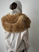 1930s French 'Goldy' Fur Shoulder Capelet