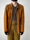 Vintage American Faded Suede Leather Jacket