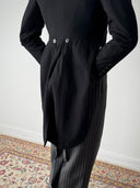 1930s European White Tie Wool Tailcoat