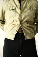 1970s Soviet Work Faded Shirt