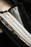 Antique 1890s Victorian Floral Blouse Corset