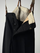 1920s German Buckle Back Worsted Wool Suit Trousers
