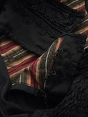 Antique Edwardian Women's Floral Blouse Corset