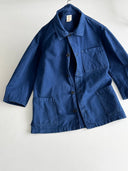 1970s French Workwear Short Sleeve Jacket