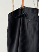 1930s German Buckle Back Striped Suit Trousers