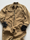 1960s British Work 'Aero' Zip Faded Coveralls
