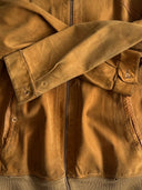1970s Swiss Faded Leather Jacket