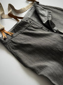 1940s French Work Striped Cotton Pants
