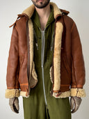 1970s England B3 Sheepskin Hooded Jacket