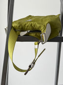Prada 'Lime Green' Nylon Shoulder Bag