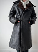 1960s USSR Navy 'Bekesha' Arctic Shearling Coat