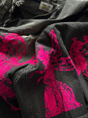 2000s W&LT Wild Lethal Trash Denim Maxi Skirt