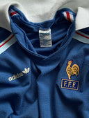 1986 Adidas Ventex France Home Soccer Jersey