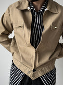 1970s French Work Cyclist Blouson