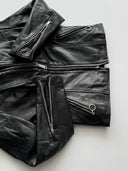 1960s Brooks 'Gold Label' USA Cafe Racer Leather Jacket
