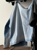 1980s German Workwear HBT Sun Faded Chore Jacket