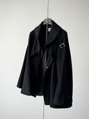 1990s Thierry Mugler Asymmetric Cape Coat