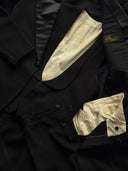 1930s French Bespoke 'Francy' Tuxedo Three Piece Wool Suit