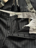 1940s Swiss 'PKZ' Striped Wool Trousers