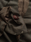 1960s Scotland Three Piece Gabardine Wool Suit
