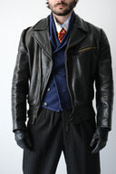 1950s German Moto Leather Jacket