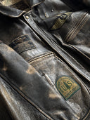 1980s Redskins Flying Leather Jacket