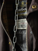 1990s Barbour Bedale Brown Wax Jacket