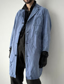 1960s French Work 'Elephanten' Faded Atelier Coat