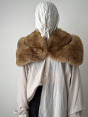 1930s French 'Goldy' Fur Shoulder Capelet