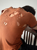 1930s German Thrashed V-neck T-Shirt