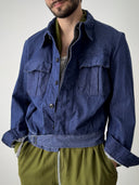 1960s Italian Navy Denim Jacket