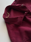 1970s Swiss Work Burgundy Faded Jacket