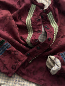 1940s Hungarian Folk Women's Floral Jacket
