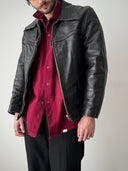 1960s Mongolian 'WICO' Zip Leather Jacket