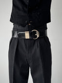 Gucci 'Guccissima' Leather Wide Belt