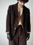 1930s German Work Wool Brown Jacket