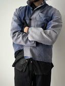 1980s German Workwear HBT Sun Faded Chore Jacket